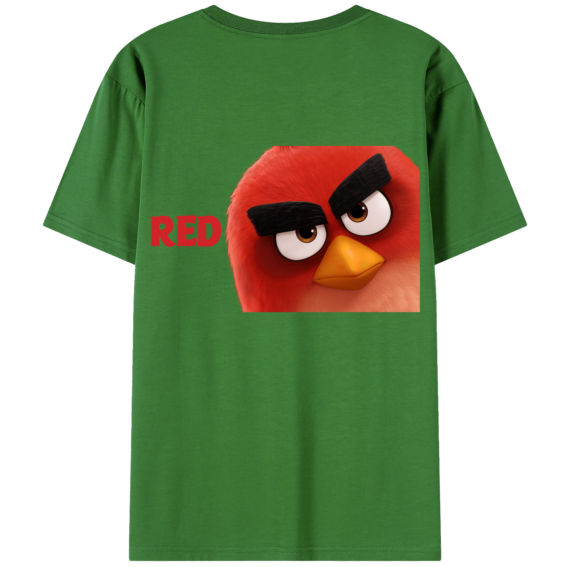 （画像用） Angry Birds アングリーバード レディース半袖Tシャツ(バックプリント)